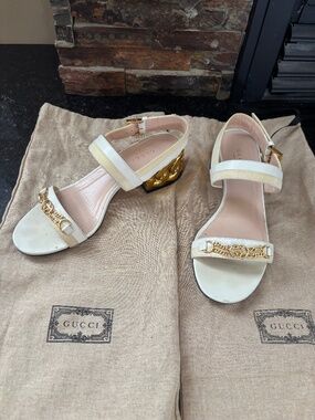 Authentic Low Heel Gucci Shoes-Size 6.5